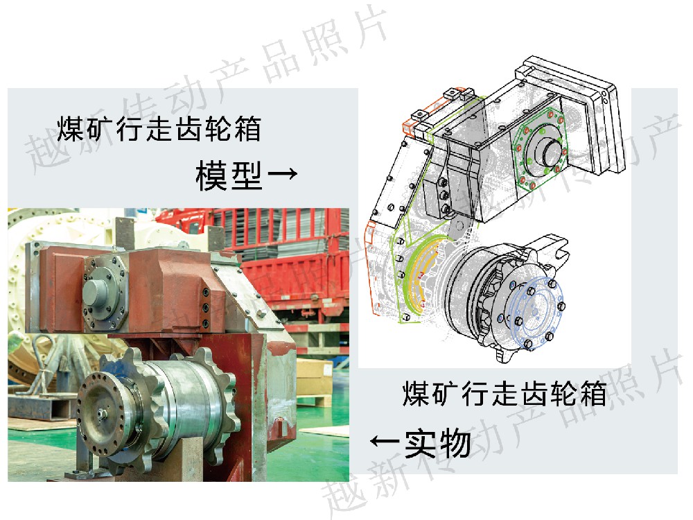 煤礦行走齒輪箱